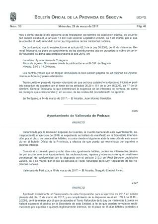 Imagen EDICTO DE NOFICACION COLECTIVA DE LIQUIDACIONES Y ANUNCIO DE COBRANZA